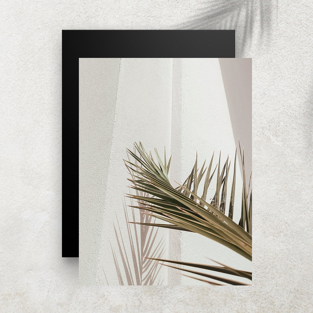 Palm Shadow – Affiche Palmier & Minimalisme Méditerranéen