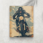 Plein Gaz – Affiche Moto Vintage & Café Racer