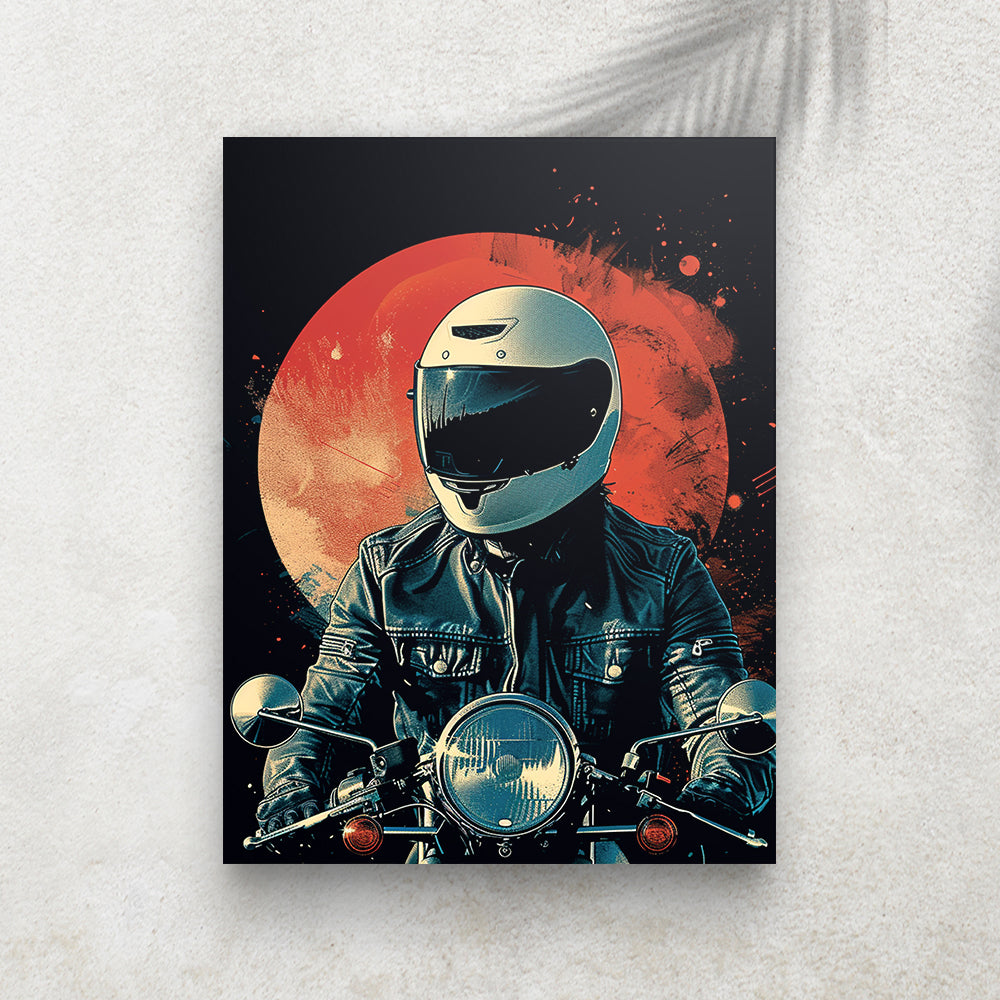Rouge Mécanique – Affiche Moto & Art Graphique