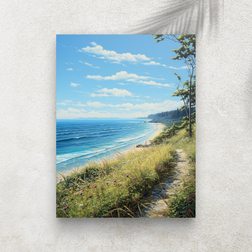 Sentier des Embruns – Affiche Littoral & Nature Sauvage
