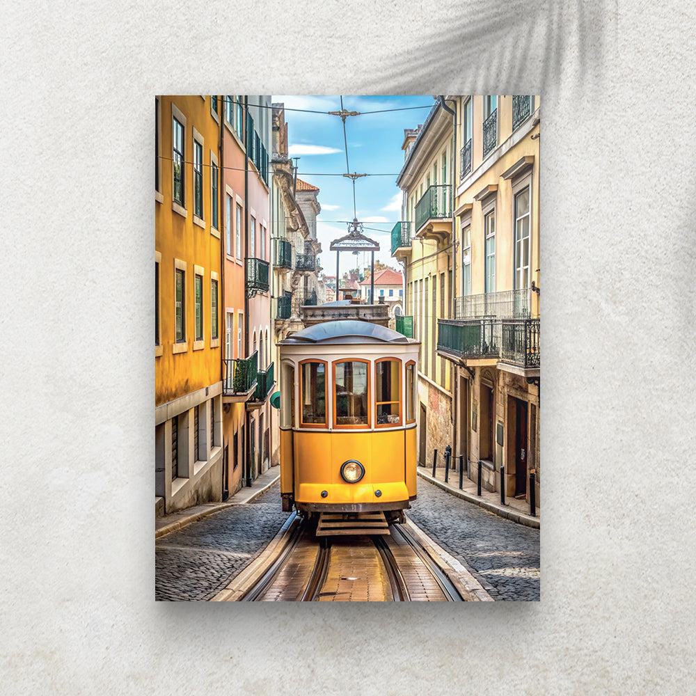 Un Été à Lisbonne – Affiche Portugal & Tramway Vintage