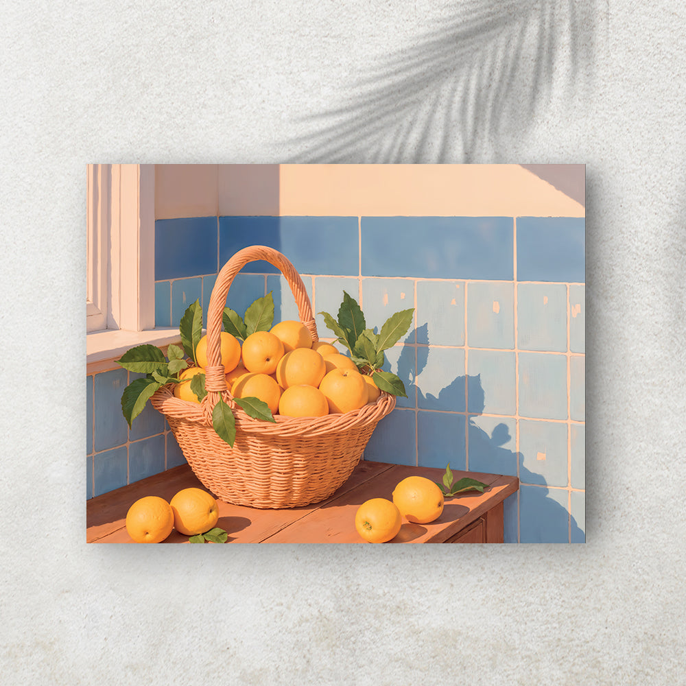 Récolte du Soleil – Affiche Citrons & Méditerranée