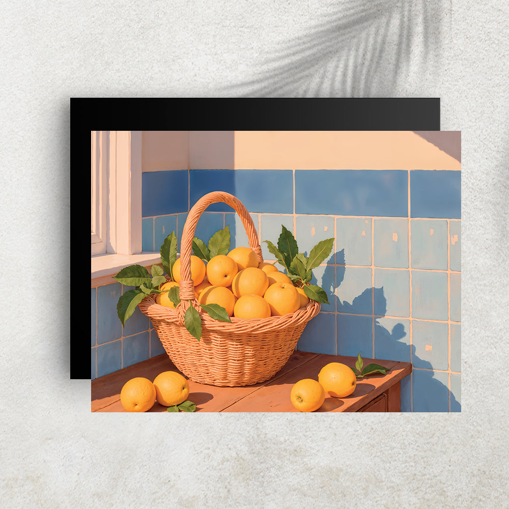 Récolte du Soleil – Affiche Citrons & Méditerranée
