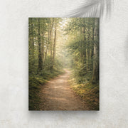 Chemin en Forêt Lumineuse – Tableau Paysage Nature et Zen