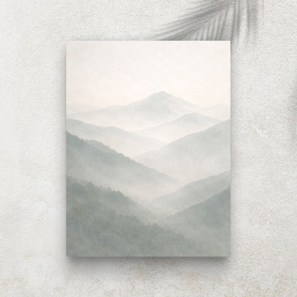 Montagnes Mystiques – Tableau Paysage Nature et Zen