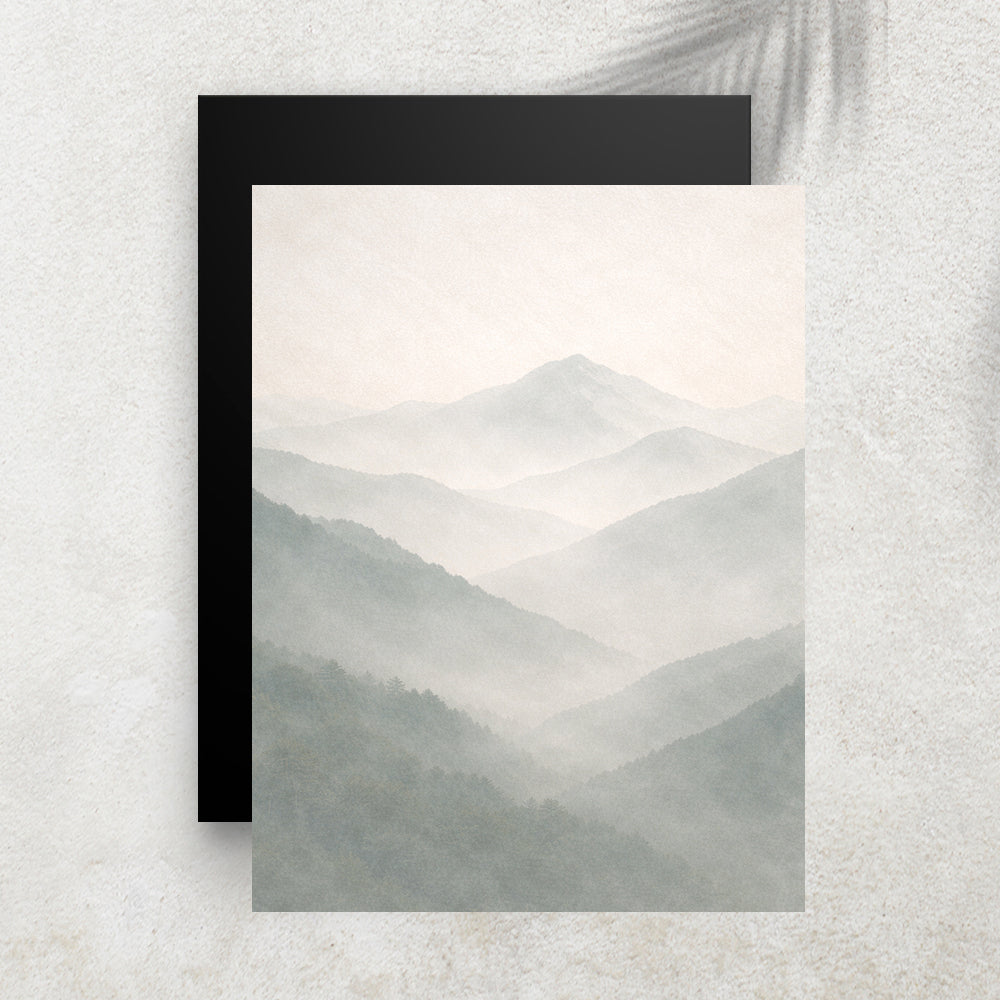 Montagnes Mystiques – Tableau Paysage Nature et Zen