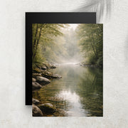 Rivière Paisible en Forêt – Tableau Paysage Nature et Zen