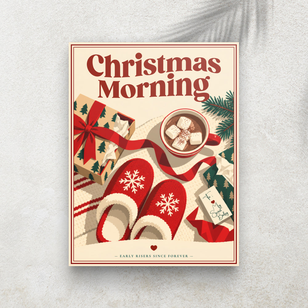 Christmas Morning – Affiche Matin de Noël