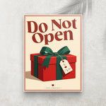 Do Not Open Until Christmas – Affiche Noël