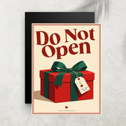 Do Not Open Until Christmas – Affiche Noël