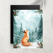 Christmas Fox – Affiche Noël