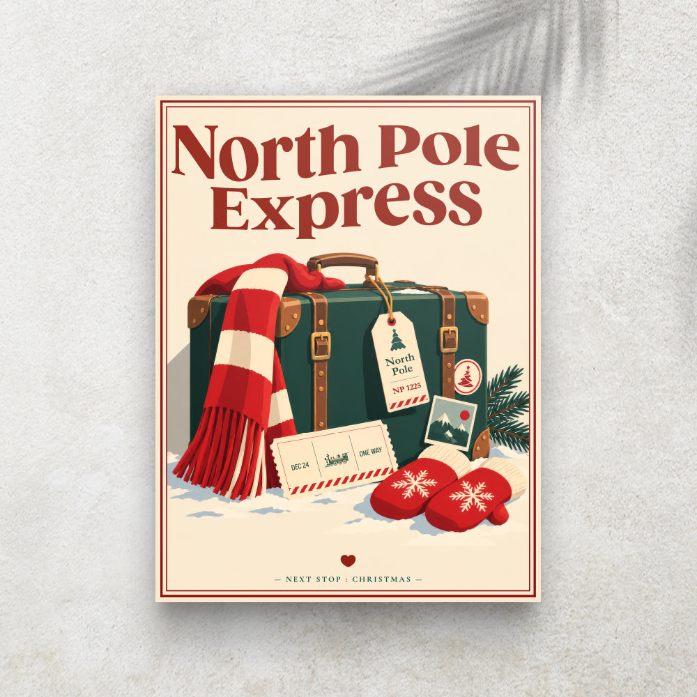 North Pole Express – Affiche Noël