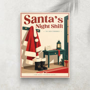 Santa’s Night Shift – Affiche Noël