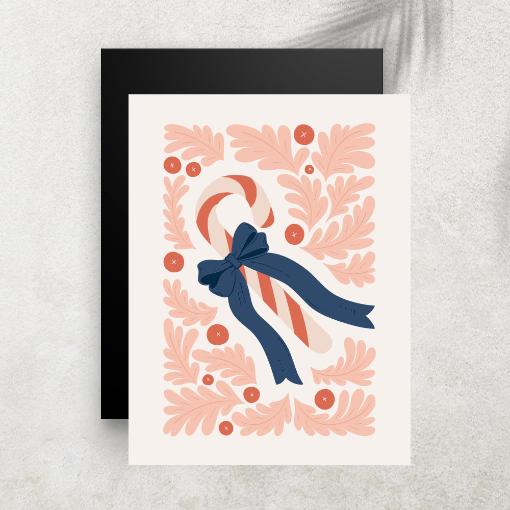 Candy Cane– Affiche Noël
