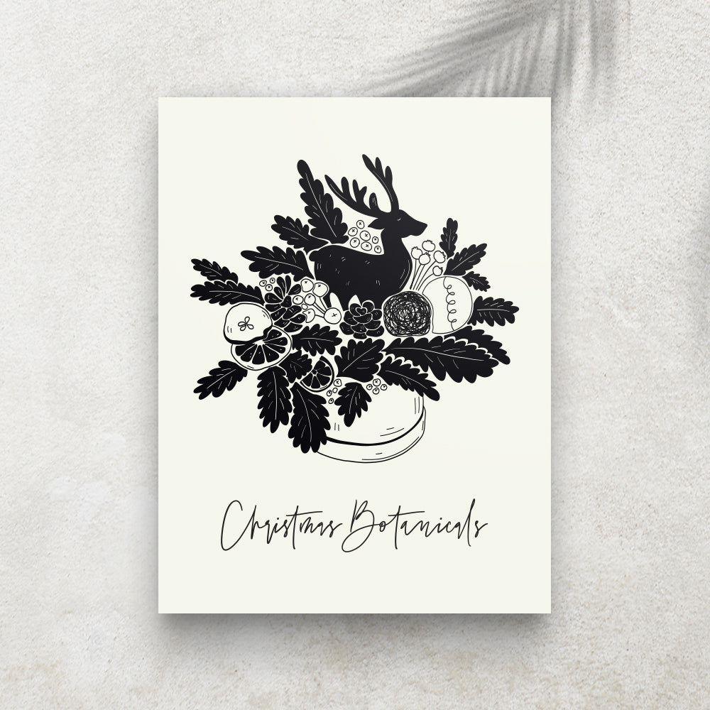 Christmas Botanicals – Affiche Noël