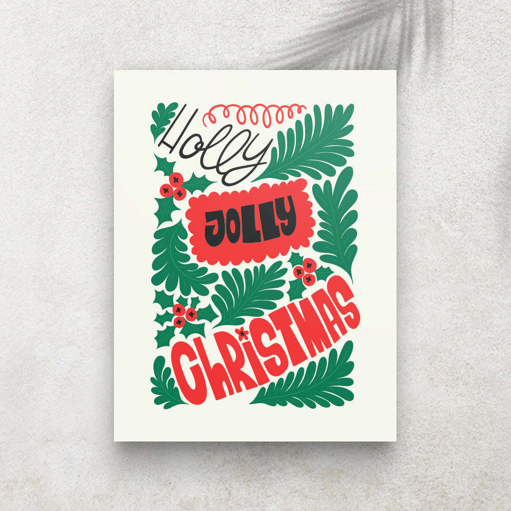 Holly Jolly Christmas – Affiche de Noël