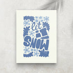 Let It Snow – Affiche de Noël
