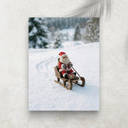 Santa’s Sled – Affiche de Noël