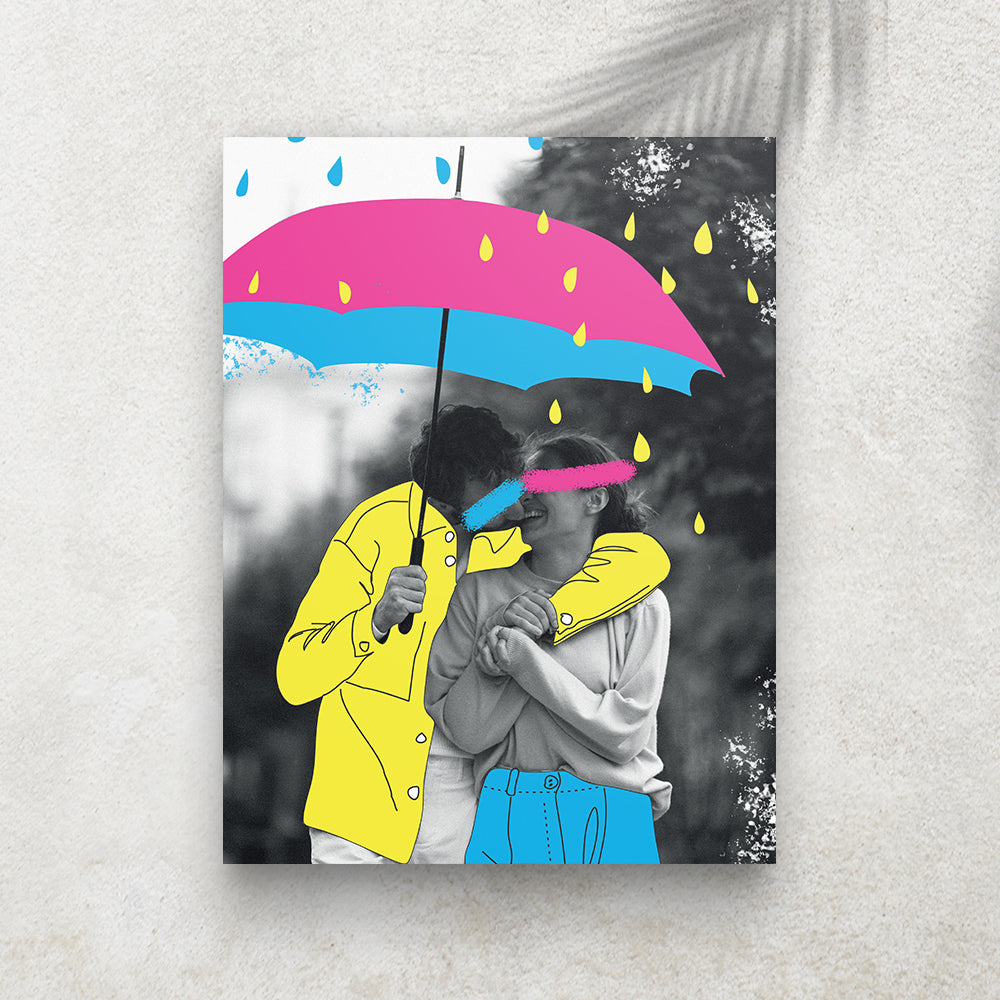 À l’Abri de Nous – Affiche Rétro Pop Art