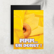 Mmm... Un Donut! – Affiche Humour Vintage