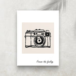 Freeze the Feeling – Affiche Rétro Photographie