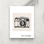 Freeze the Feeling – Affiche Rétro Photographie