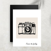 Freeze the Feeling – Affiche Rétro Photographie