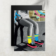 Hors Cadre – Affiche Rétro Pop & Skate