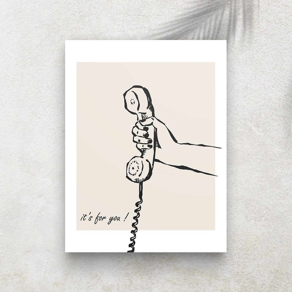 It's for You! – Affiche Rétro Nostalgie