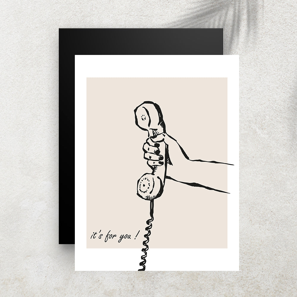 It's for You! – Affiche Rétro Nostalgie