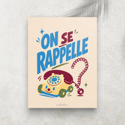 On se rappelle – Affiche Rétro Téléphone