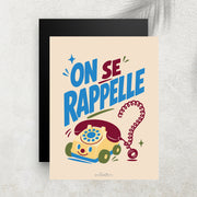 On se rappelle – Affiche Rétro Téléphone