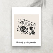 The Beauty of Ordinary Mornings – Affiche Rétro Lifestyle