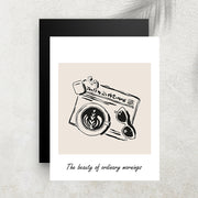 The Beauty of Ordinary Mornings – Affiche Rétro Lifestyle