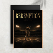 Redemption – Affiche Baseball Vintage Premium