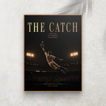 The Catch – Affiche Baseball Vintage Premium