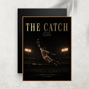 The Catch – Affiche Baseball Vintage Premium