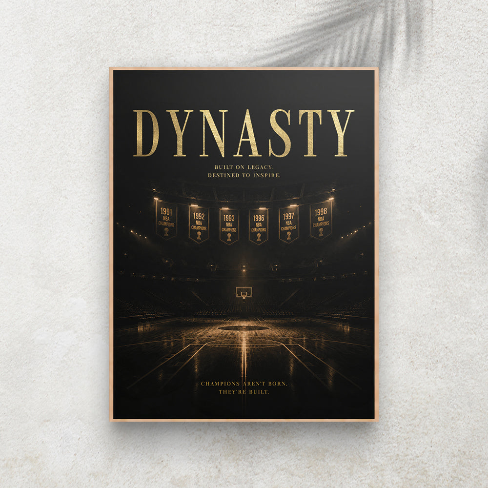 Dynasty – Affiche Basketball Vintage Premium