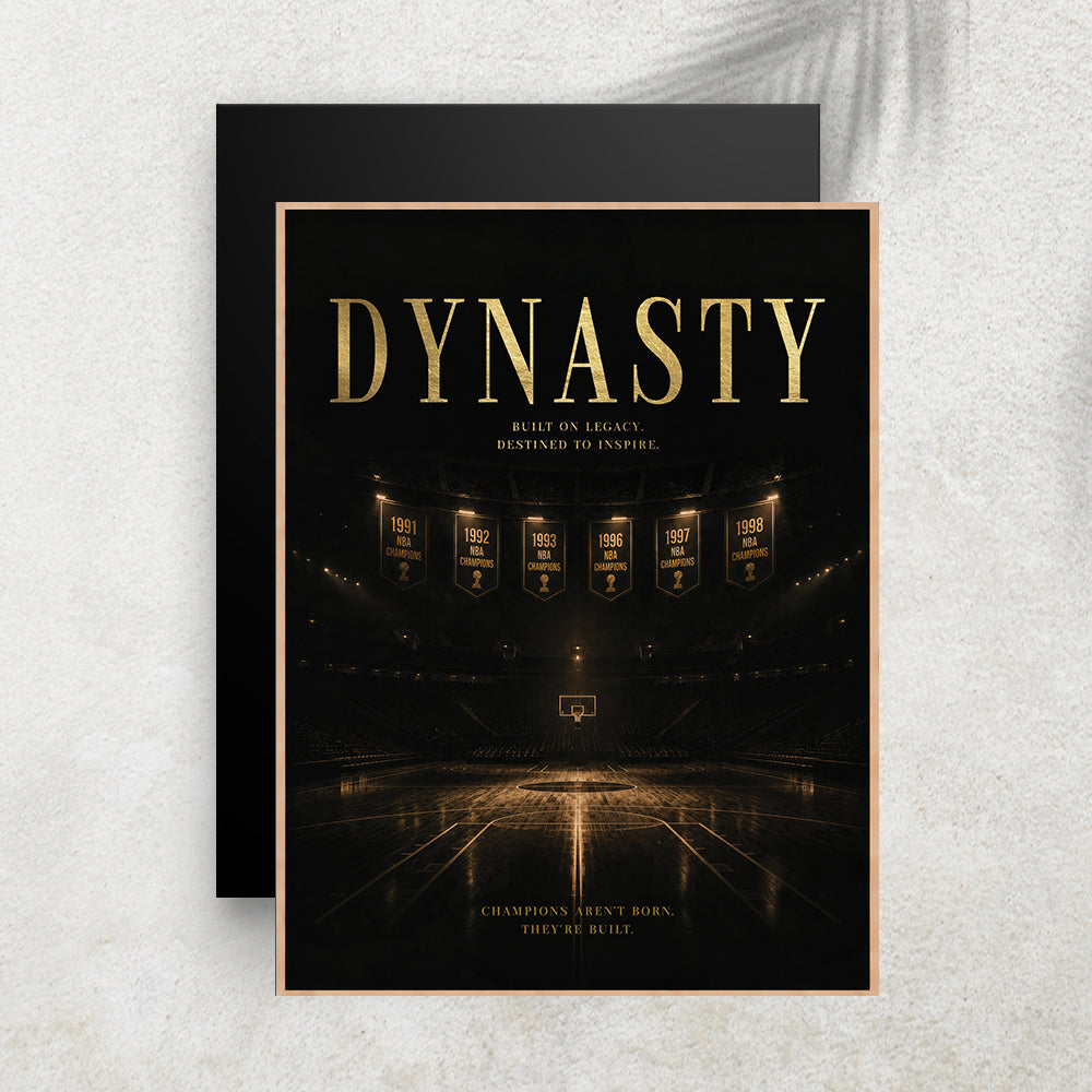 Dynasty – Affiche Basketball Vintage Premium