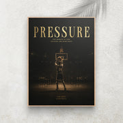 Pressure – Affiche Basketball Vintage Premium