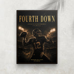 Fourth Down – Affiche Football Américain Vintage Premium