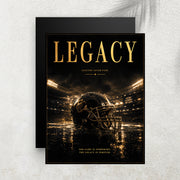 Legacy – Affiche Football Américain Vintage Premium