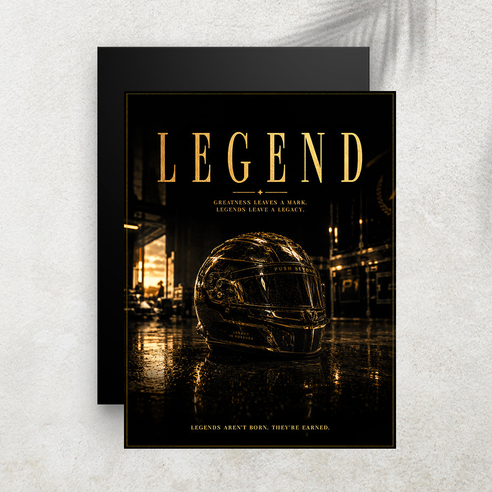 Legend – Affiche Formula 1 Premium