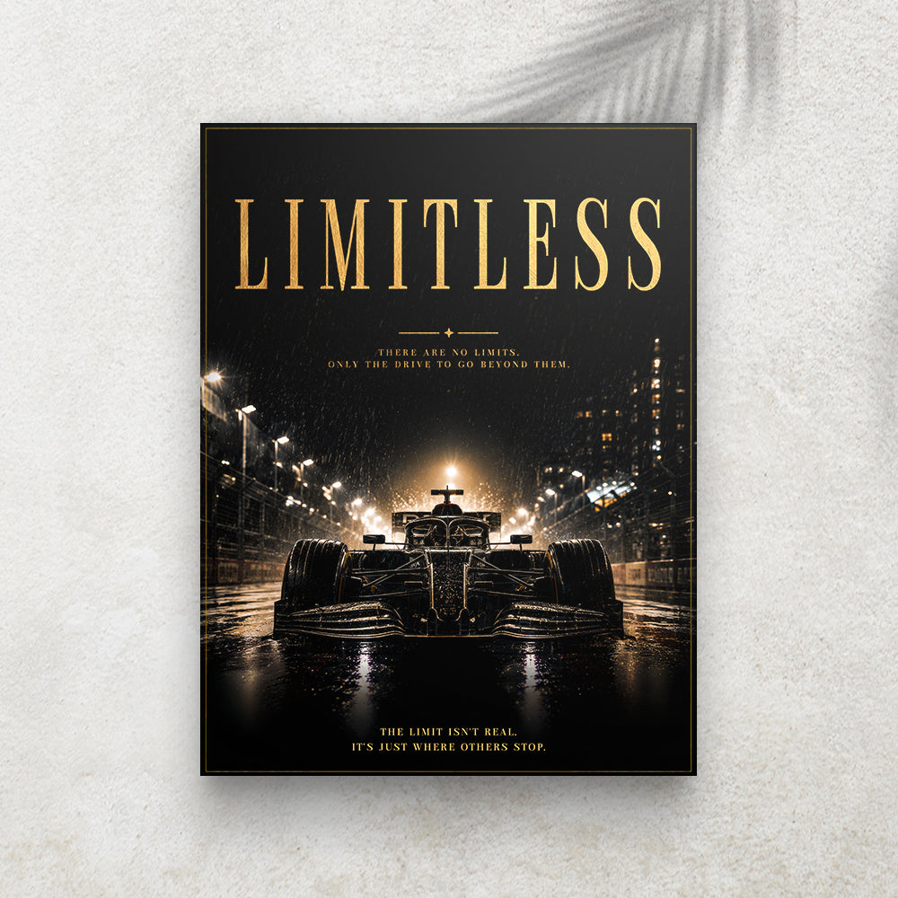 Limitless – Affiche Formula 1 Premium