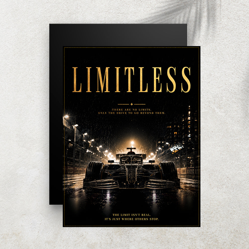 Limitless – Affiche Formula 1 Premium