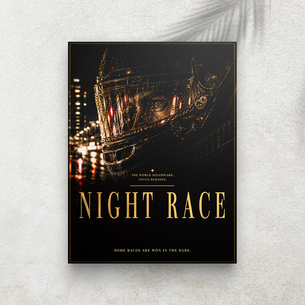 Night Race – Affiche Formula 1 Premium