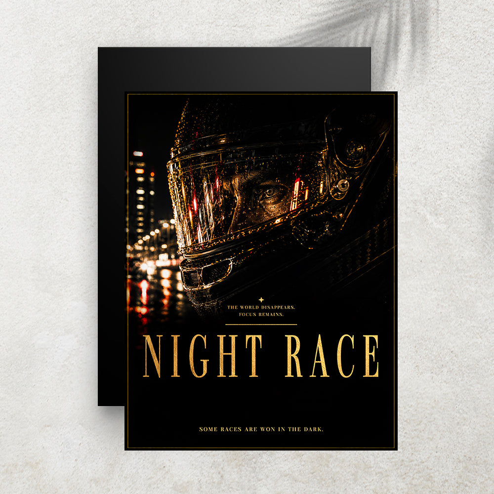 Night Race – Affiche Formula 1 Premium