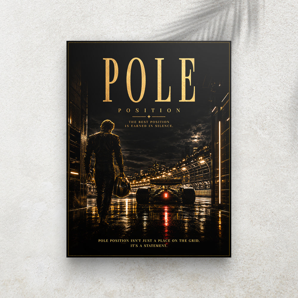 Pole Position – Affiche Formula 1 Premium