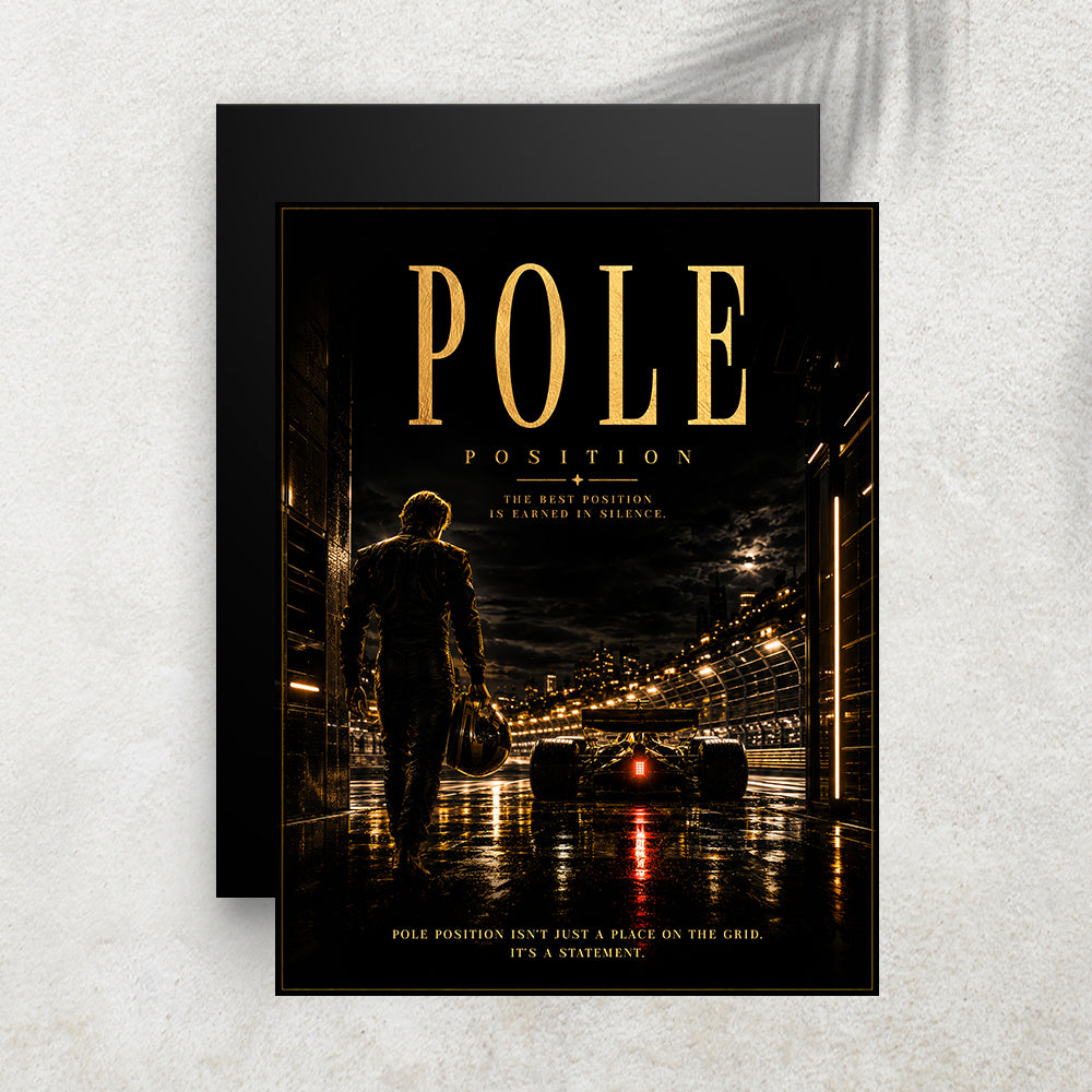 Pole Position – Affiche Formula 1 Premium