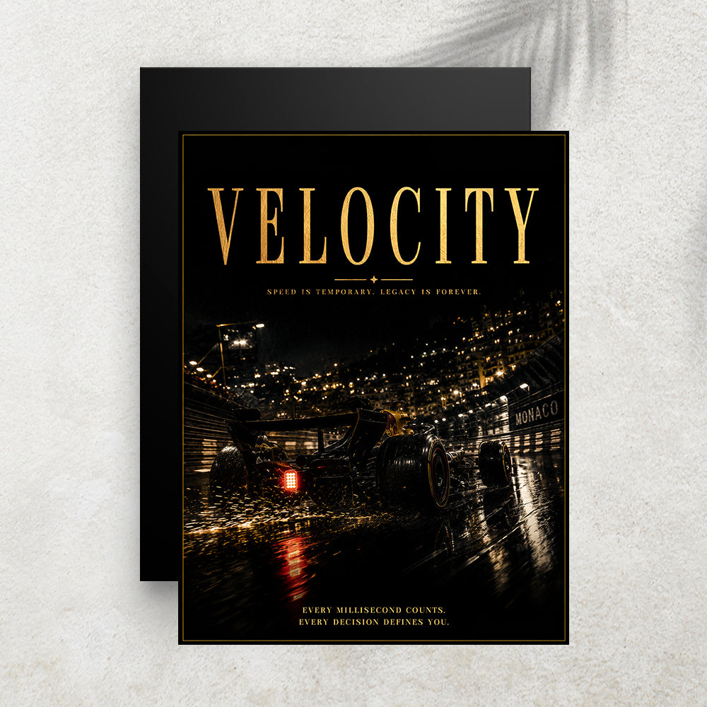 Velocity – Affiche Formula 1 Premium